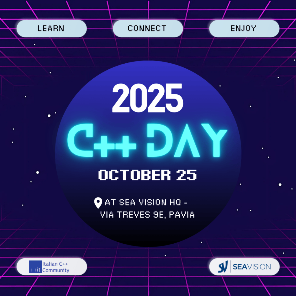 Logo ufficiale C++ Day 2025 – Italian C++ Community”